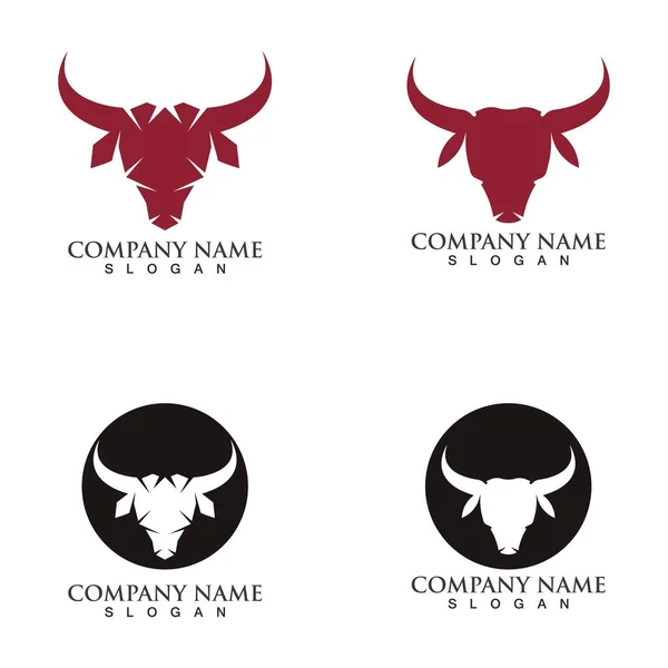 Векторы Логотипа Bull Horn Devil — стоковый вектор