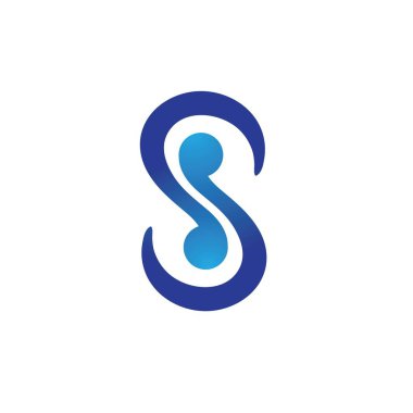 S logosu ve simge vektör