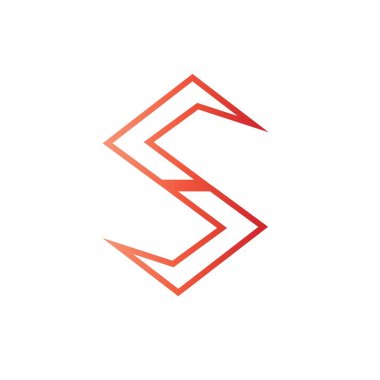 S logosu ve simge vektör