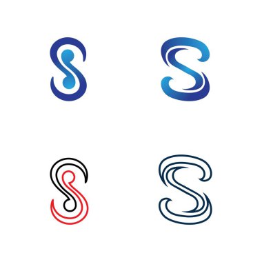 S logosu ve simge vektör