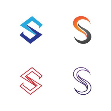 S logosu ve simge vektör