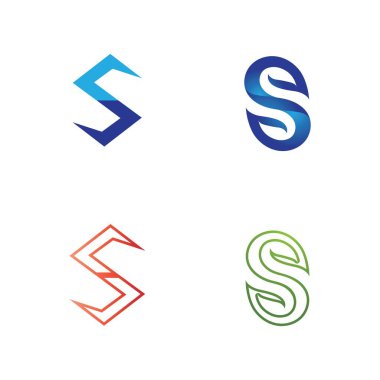 S logosu ve simge vektör