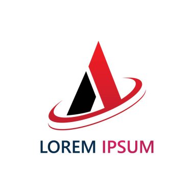 İlk harf bir logo ve sembol iş vektörü