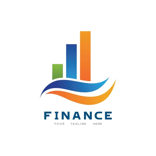 Financiamento Marketing Empresa Logo Design Inspiratio — Vetor de Stock