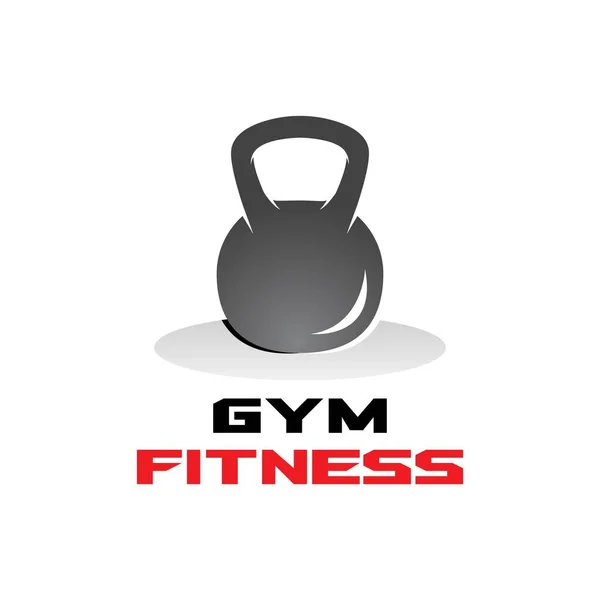 Gym Fitness Gezondheid Mensen Logo Vector — Stockvector