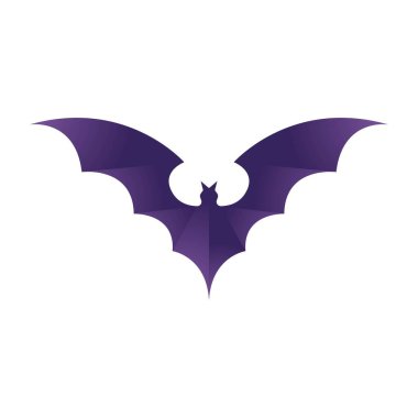 Yarasa vektör simgesi logo şablonu çizim tasarımı