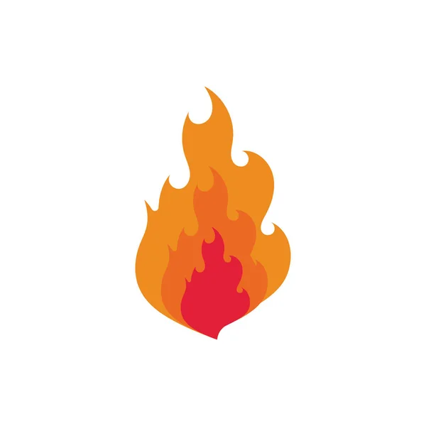 파이어 템플릿 Flame Clipart Symbol Icon Vector — 스톡 벡터