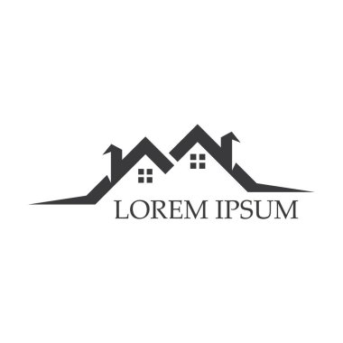 Ev logo ve simgeleri simgeleri templat