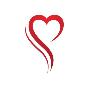 Aşk Vektörü simgesi çizim şablonu