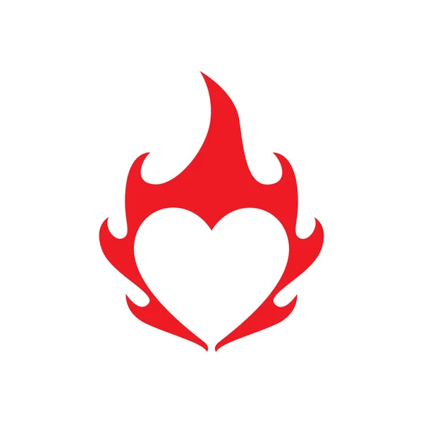 Liebe Symbol Logo Vorlage Vektor Illustration — Stockvektor