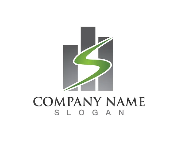 Finance logo d'entreprise flash — Image vectorielle