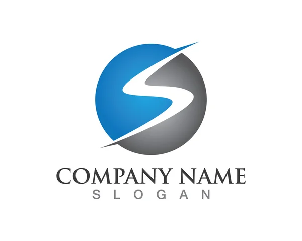 Finanzas negocio logo flash — Vector de stock