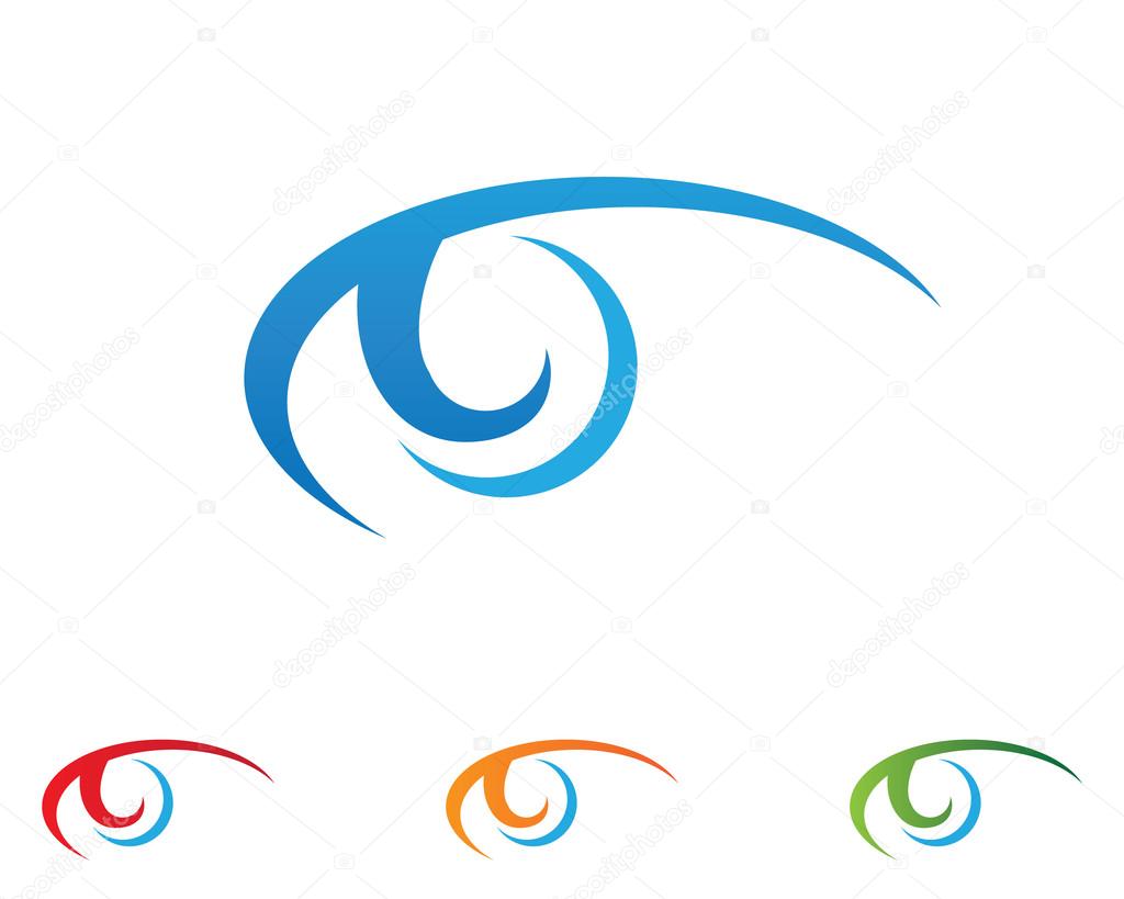 Eyes care logo simple