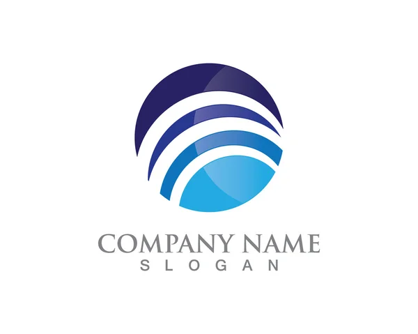 Symbole du logo Finance — Image vectorielle