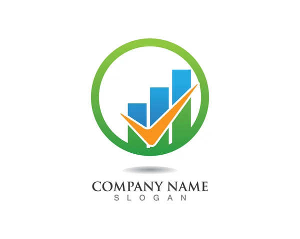 Finance logo symbol — Stock Vector