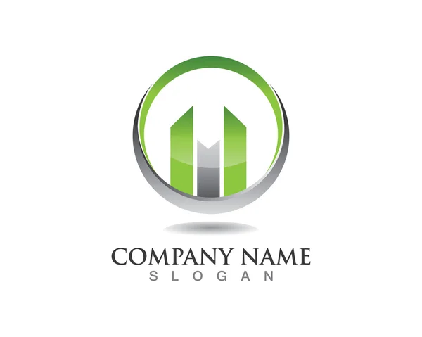 Financiar símbolo logotipo —  Vetores de Stock