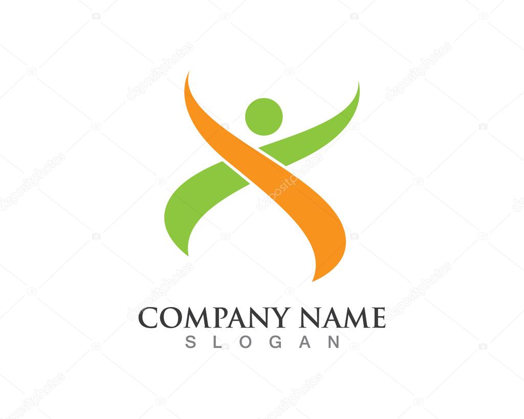 Success logo people