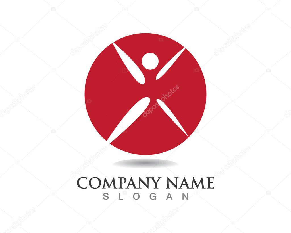 Success logo people