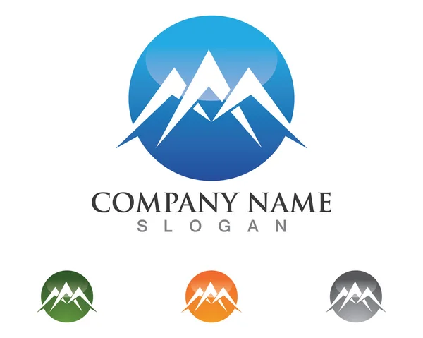 Mountain logo symbol — Stock Vector