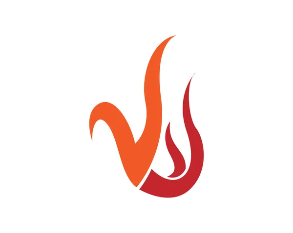Blesk a oheň — Stockový vektor