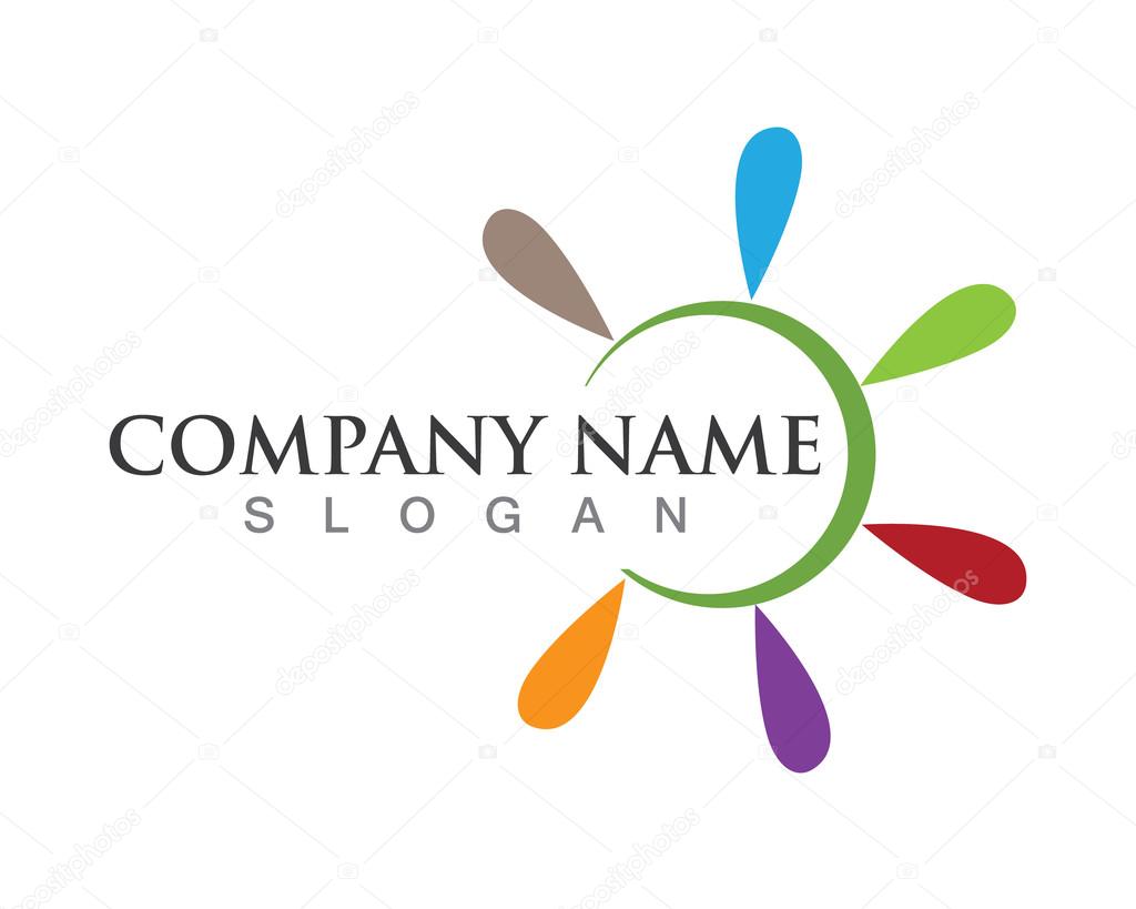 Community logo team work logo