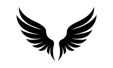 Simetrik Kanat Vektör Logosu Tasarımı