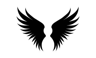 Rafine edilmiş Dengeli Kanat Logosu İllüstrasyonu