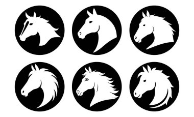 At Logosu Şablonu Vektör tasarımı