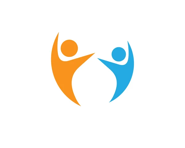 Logo santé familiale — Image vectorielle