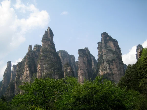 Zhangjiajie dağda