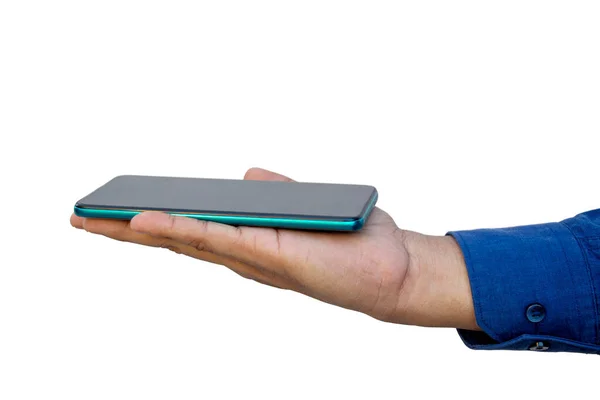 Bir cep telefonunun el ele tutuşması