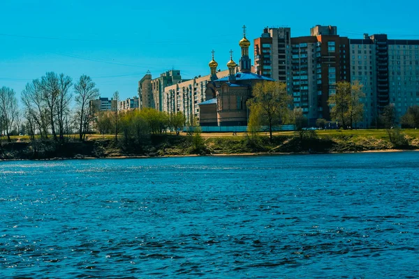 Naturaleza Primavera Los Suburbios San Petersburgo — Foto de Stock