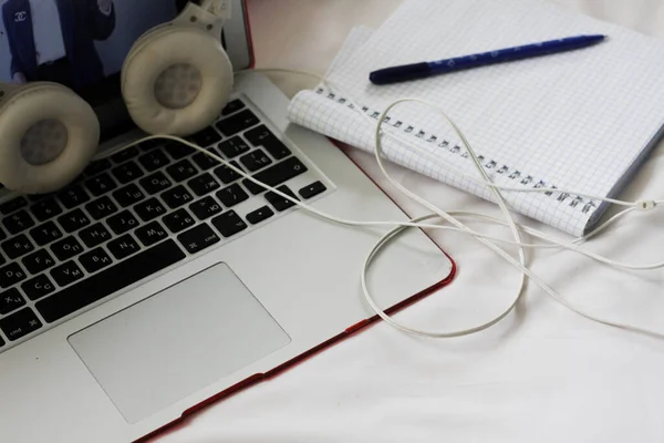 Freelance Work Home Right Bed — Stock Photo, Image