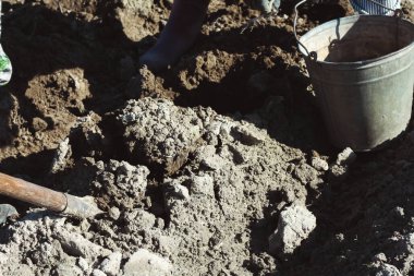 Yazın köyde kırsal işler.