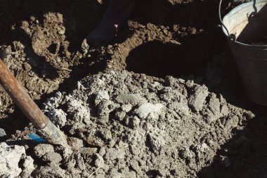 Yazın köyde kırsal işler.