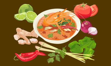 Baharatlı Tay karides çorbası