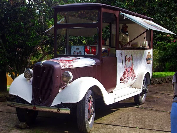 Vieux Camion Vendre Nourriture Venezuela Antier Park Merida State Venezuela — Photo