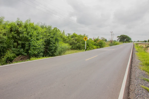 Lange weg — Stockfoto