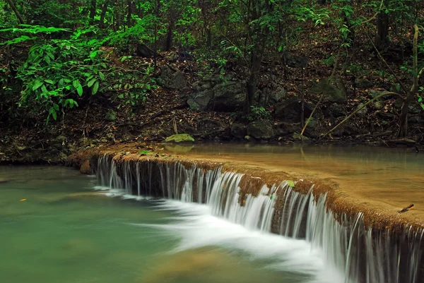 Waterfall with blue stream — Stock Photo, Image