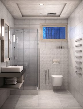 Banyo 3D rendering