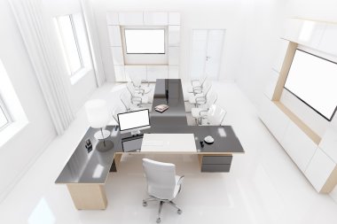 3D render merkez ofisi