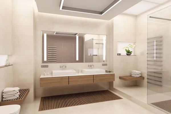 3D rendering of bathroom — Stock Photo, Image