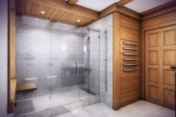 3D rendering of bathroom — Stock Photo, Image