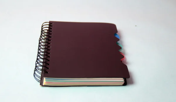 Notebook and pen. Open diary and pen to record — Stock Photo, Image