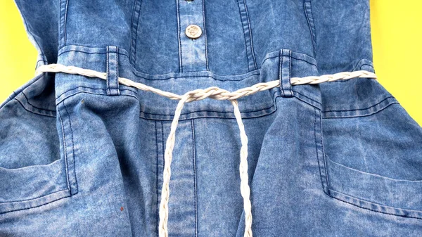 Textur Blå Jeans Som Bakgrund Närbild — Stockfoto