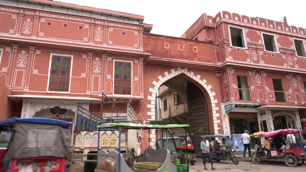 Jaipur Rajasthan India 2019 Augusztus Jaipur Város Piaci Területe Rózsaszín — Stock Fotó