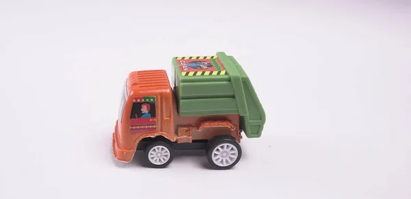 Pune Índia Abril 2020 Fechar Ambulância Brinquedo Com Caminhão Lixo — Fotografia de Stock