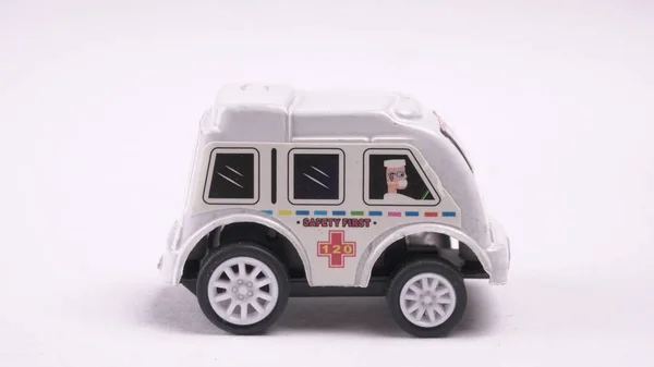 Pune India 8Th April 2020 Close Van Speelgoed Ambulance Auto — Stockfoto