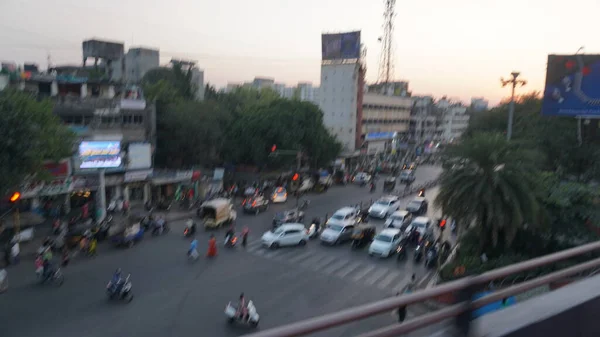 Pune Inde 19Ème Janvier 2020 Trafic Quotidien Vie Urbaine Dans — Photo