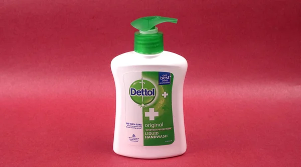 Pune India Maj 2020 Dettol Varumärke Handtvätt Gel Och Antiseptisk — Stockfoto